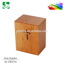 JS-URN714 solid wood ash urn